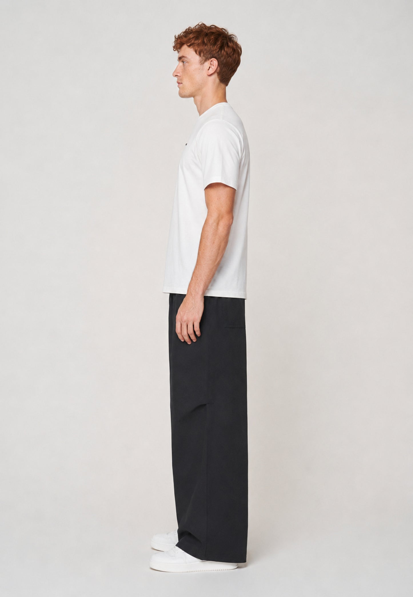 Barrel Trouser — Black, side
